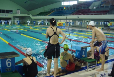 강화훈련격려방문-수영