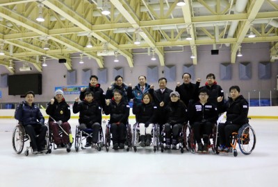 제14회 전국장애인동계체육대회 경남선수단 격려방문