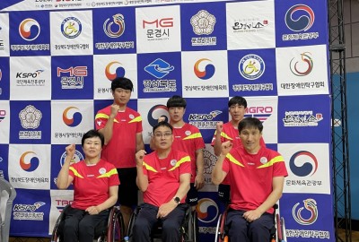 경남장애인체육회 직장운동경기부 전국에서 메달 획득